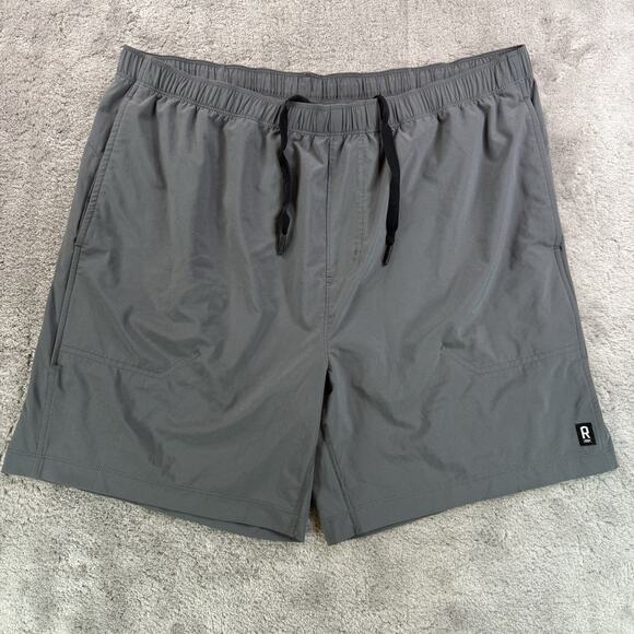 Rhone Men's XL Gray Performance Shorts Drawstring Athletic Lightweight Tech 7" - Picture 1 of 7